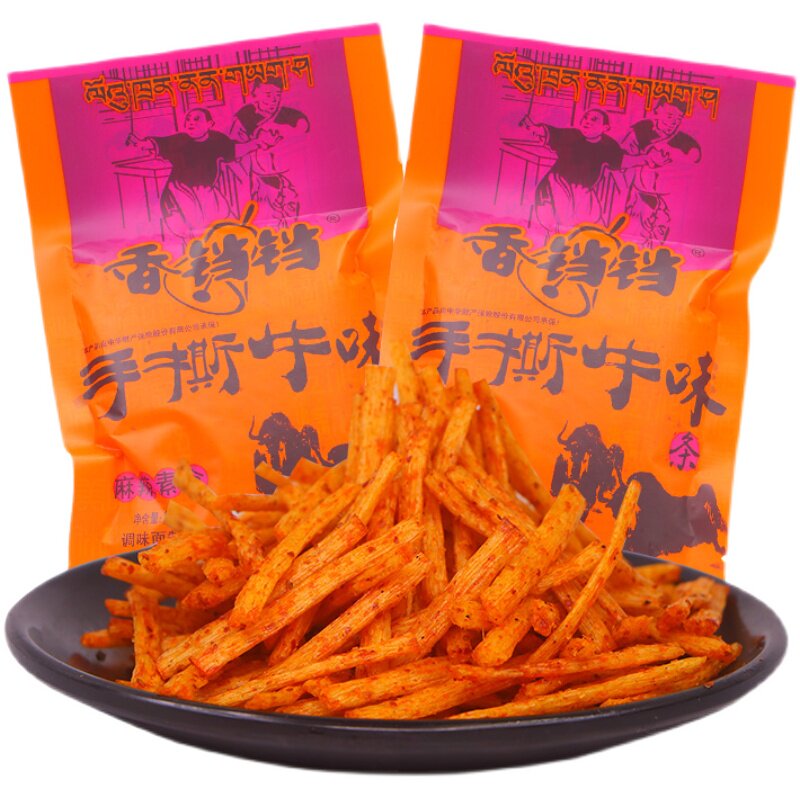 周扒皮辣条四川正品经典8090怀旧重庆小吃麻辣面筋制品