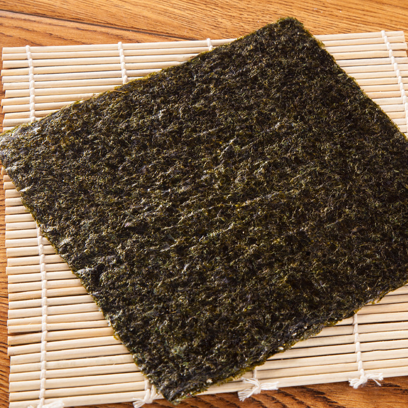 大连特产零食品婷婷海鲜海苔那么大海苔芝麻夹心儿童即食海苔256g