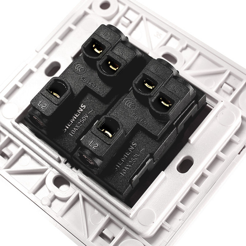 公牛开关插座二开开关 两开双控双开双控面板2开二位墙壁开关g07