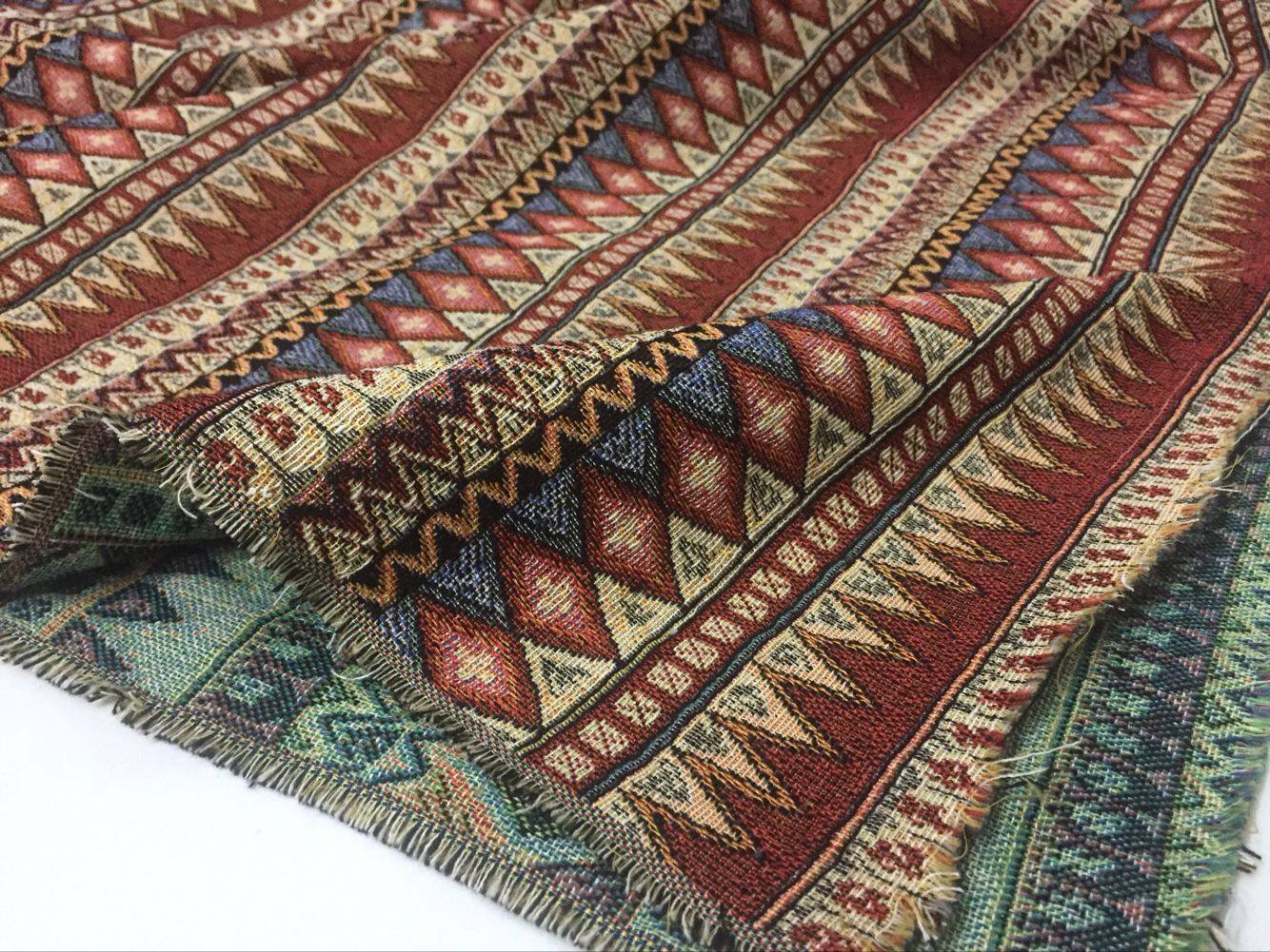 4件包邮中国国风民族棉麻麻布服装辅料包装复古布面料