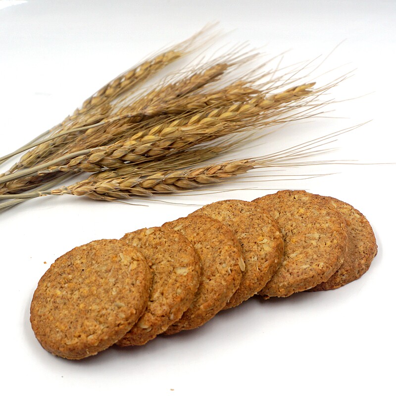 燕麦粗粮压缩饼干俄罗斯进口五谷全麦饼干杂粮混合压缩饼干