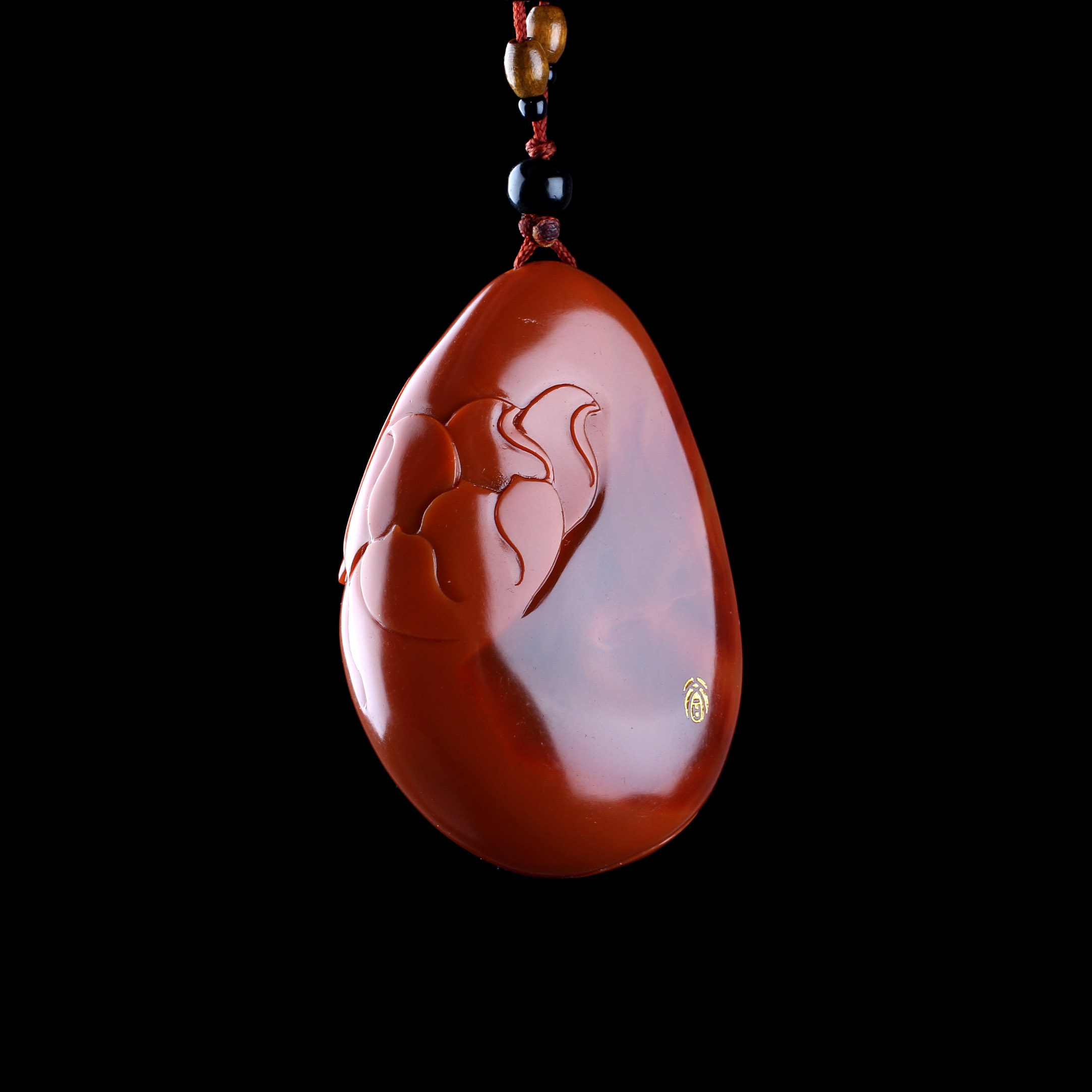 名人堂精品苏工大师南红观音挂件吊坠项链颈饰男颈饰