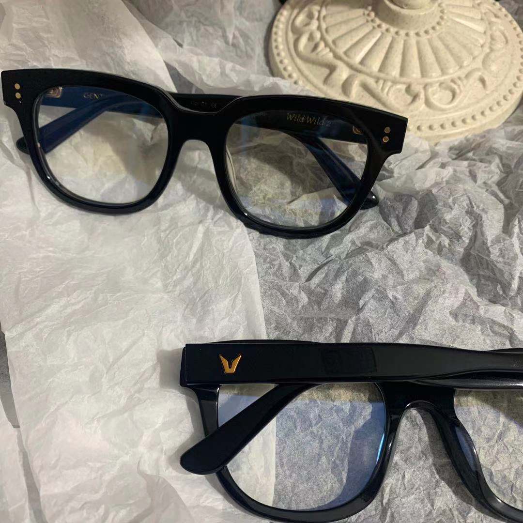 眼镜镜框gm黑框unac镜架男女韩日系眼可配眼镜架