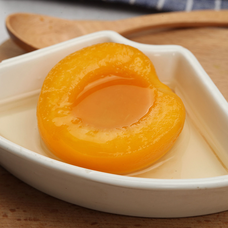 糖水黄桃罐头大3kg酒店自助餐烘焙专用半开3公斤水果罐头