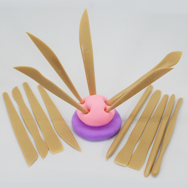 彩泥粘土工具橡皮泥滚轮泥板益智儿童模具制作彩泥