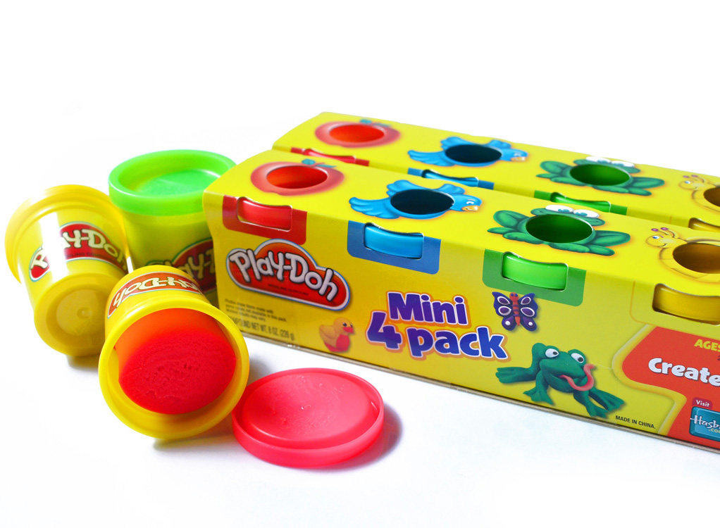 培乐多彩套装不干diy儿童单色手工小麦4色彩泥