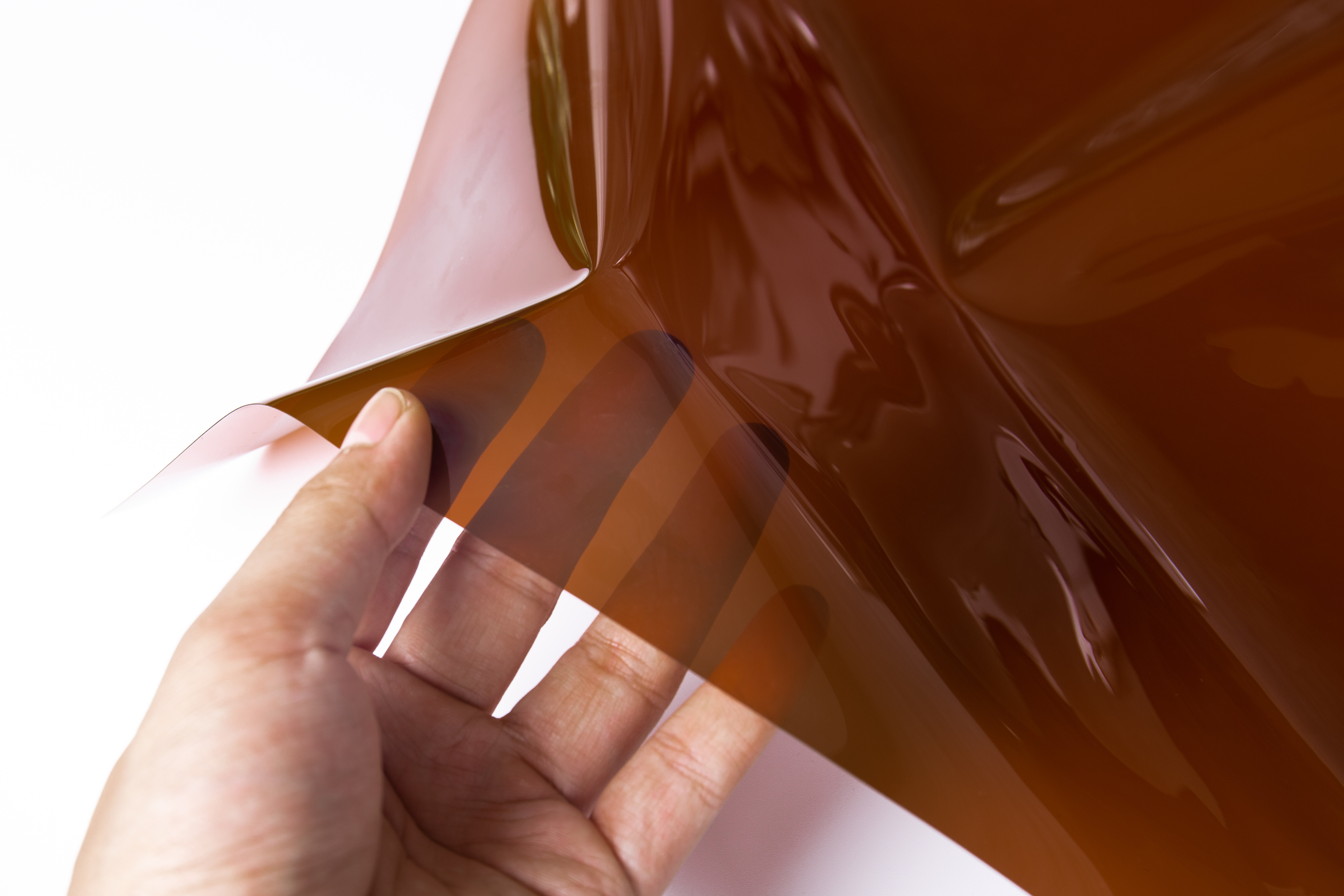 透明棕色咖啡色tpu液态果冻塑料膜风雨雨衣包袋海绵垫