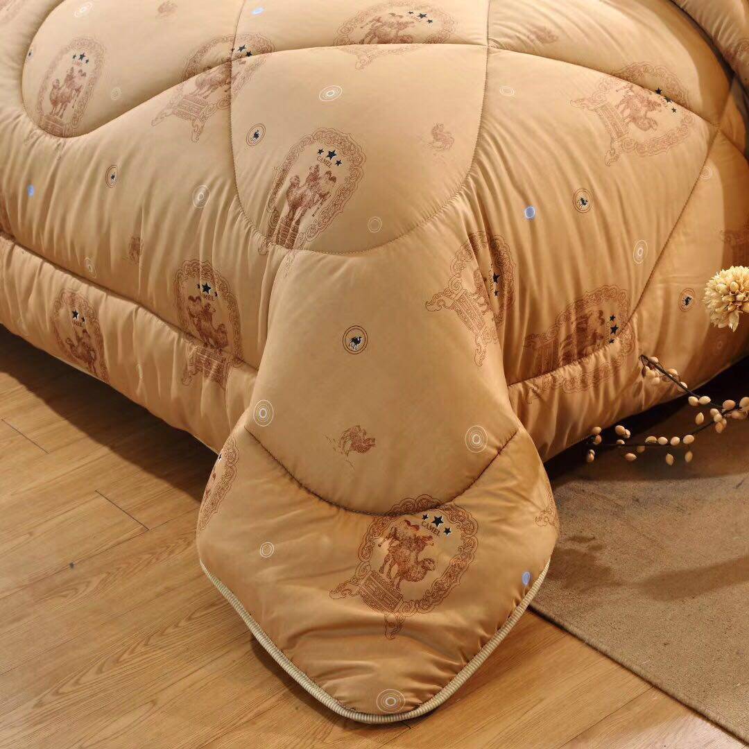 托玛琳驼绒绒被驼毛磁疗纳米能量羊毛加厚被子羊毛被