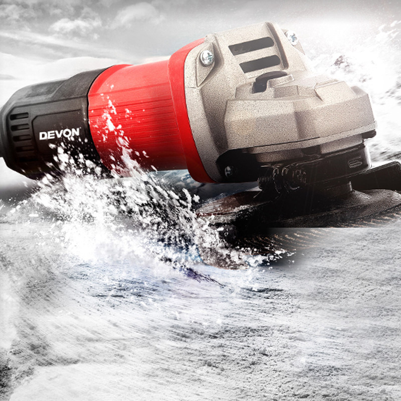 devon大有细手柄角磨机钢材切割机多功能打磨抛光机电动工具2835