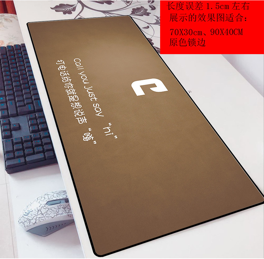 英文字母个性创意3mm鼠标垫超大90x40动漫笔记本电脑鼠标垫