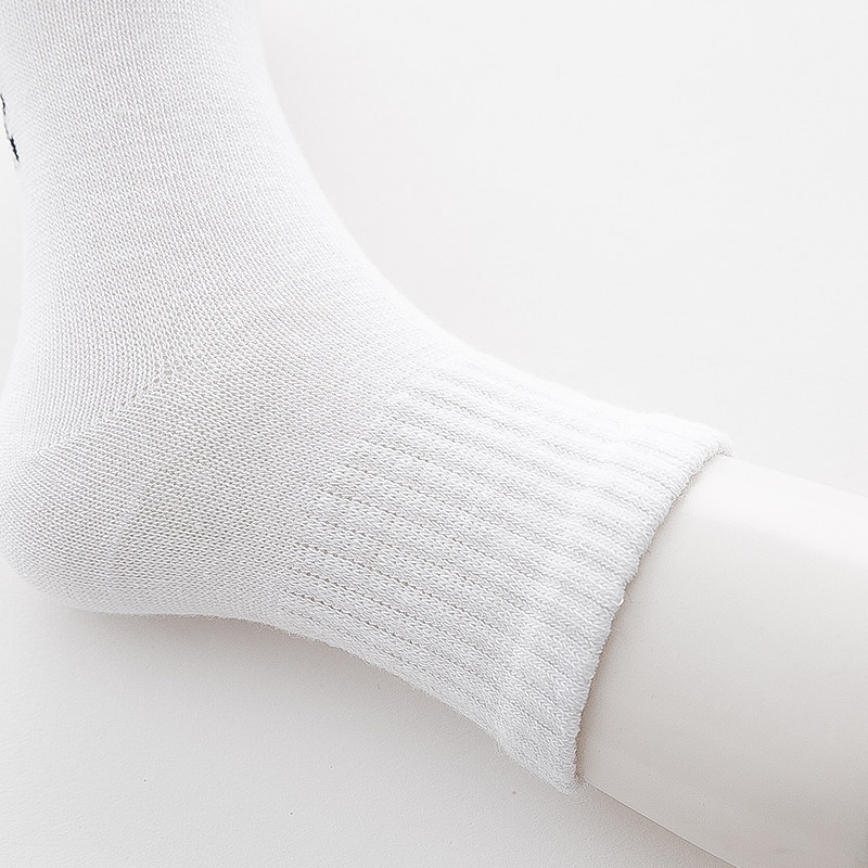 儿童袜子纯棉中筒男童女童白袜纯白袜子学生袜演出袜宝宝袜子春秋