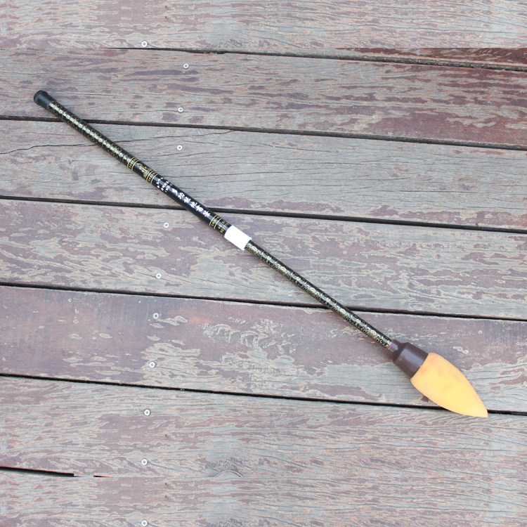 三羊笔庄罐伸缩伸缩耐耐磨海绵笔头地书笔广场户外毛笔