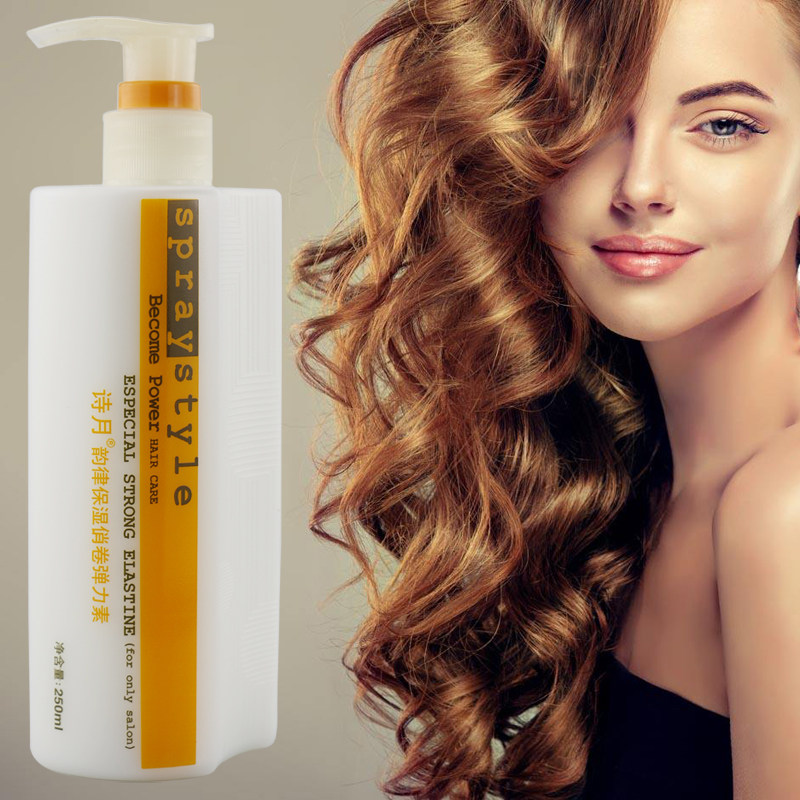 卷发诗月韵律专用弹力素保湿定型持久造型烫发发胶