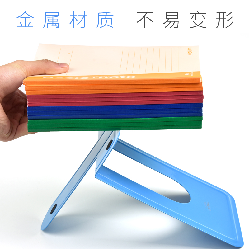 简易创意ins风夹书器书桌上学生用高中生看书神器书本收纳放书架子