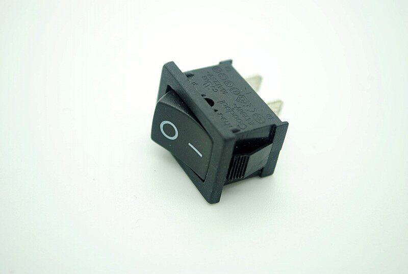 船型翘板开关两脚电源控制端子按钮模块6a250v开关