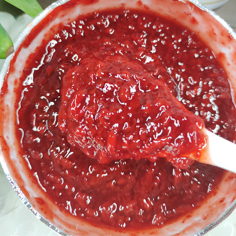 朗轩草莓果馅菠萝蛋糕芒果杂果果酱果酱