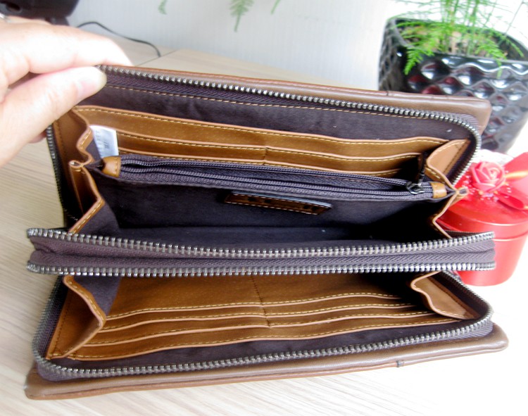 都宝路拉链2019皮包牛皮层软包头手包大容量正品男士包袋