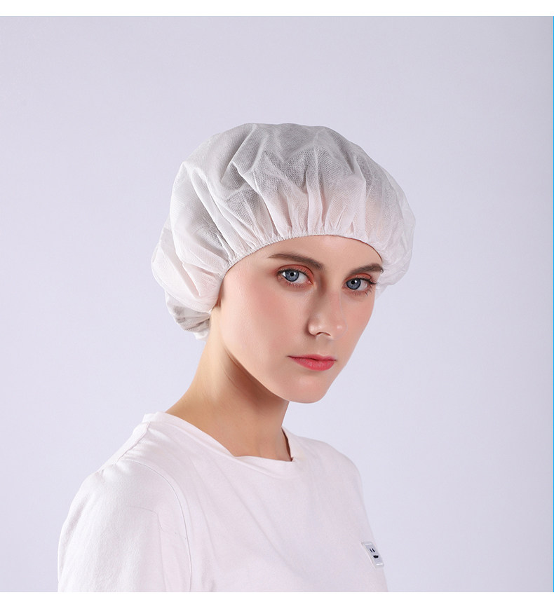网帽无纺布食品厨师帽防尘餐饮厨房卫生一次性帽子工作帽男女头套