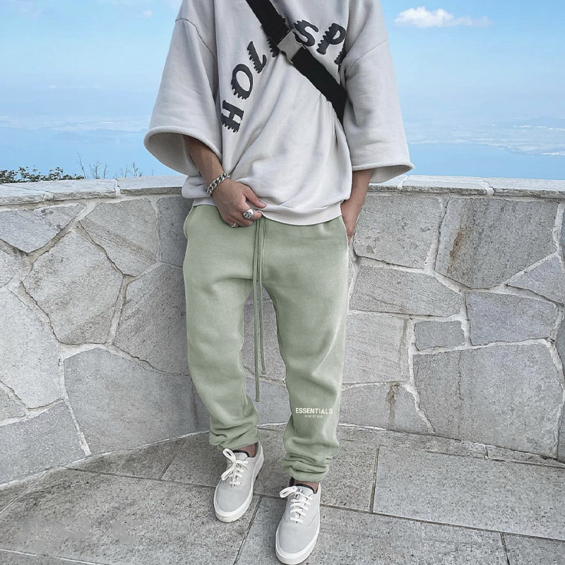 fogfearofgod复线essentials植绒小标束脚卫裤高街休闲裤