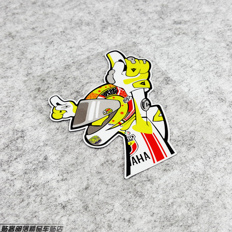 贴客部落车贴罗西rossi头盔梦想时光motogp摩托车贴纸