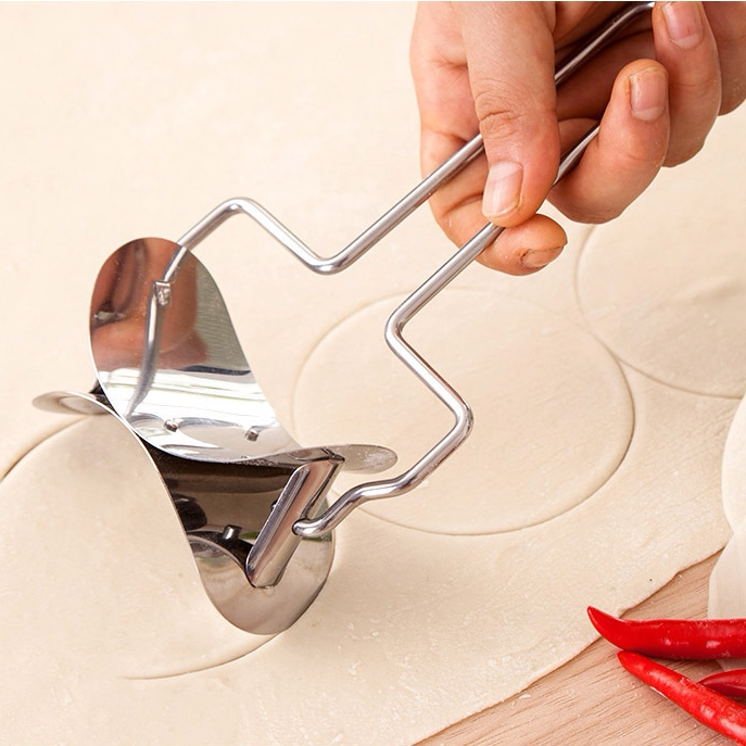 饺子包饺子模具皮刀家用不锈钢水饺圆形包饺子器