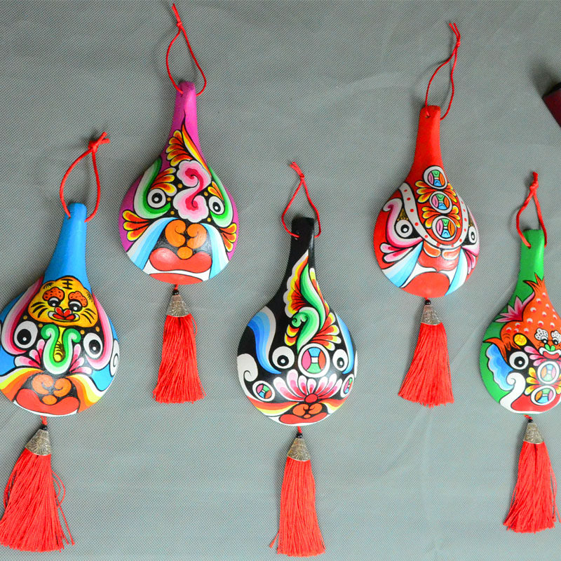 面具脸谱国风马勺装饰挂件京剧脸谱中国特色脸谱