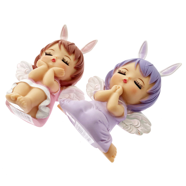 搪胶安妮天使小公主蛋糕装饰公仔女孩生日派对节日装扮用品