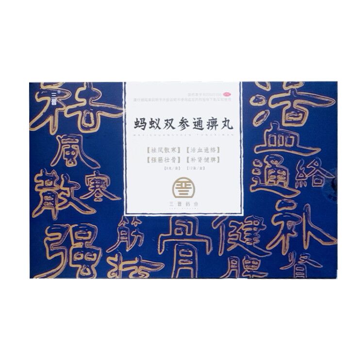 三晋蚂蚁双参通痹丸12袋补肾健脾祛风散寒关节风湿骨外伤