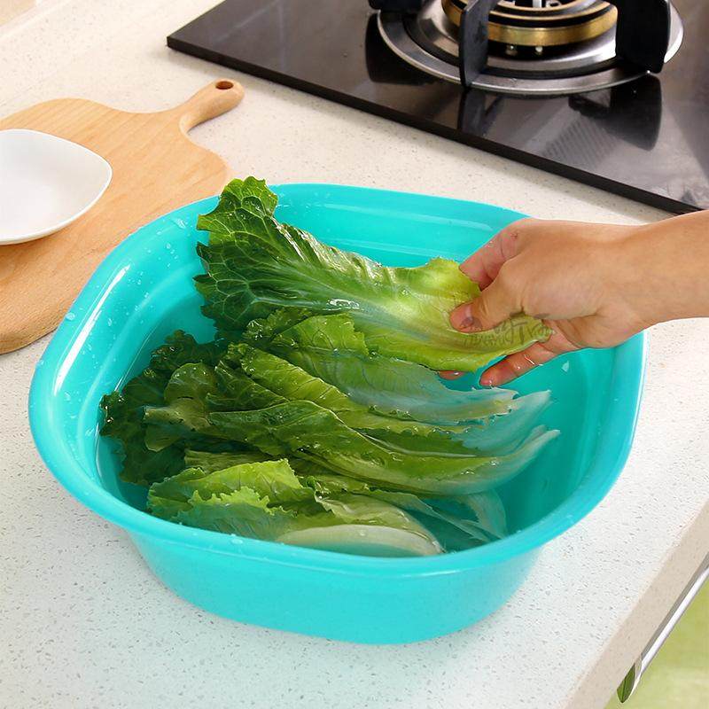 菜盆果盘洗菜果盆蔬菜收纳果蔬优质塑料加厚果盆