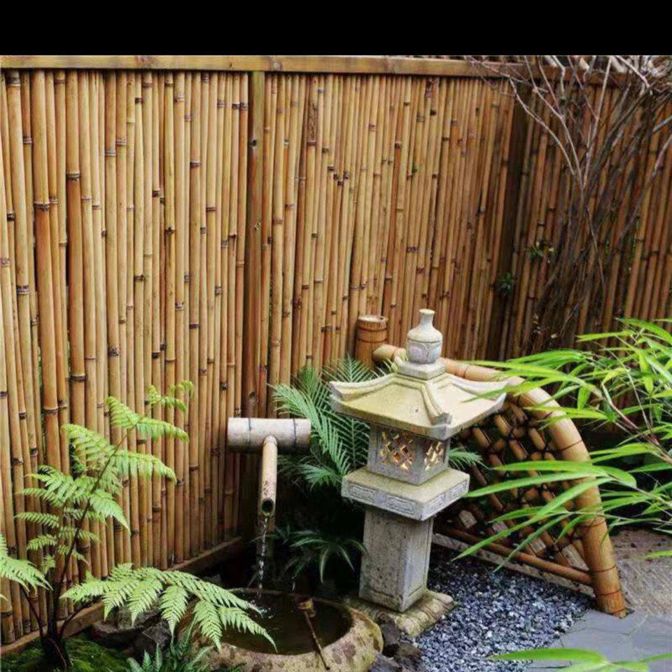 竹围栏栅栏防腐竹户外别墅庭院隔断围栏