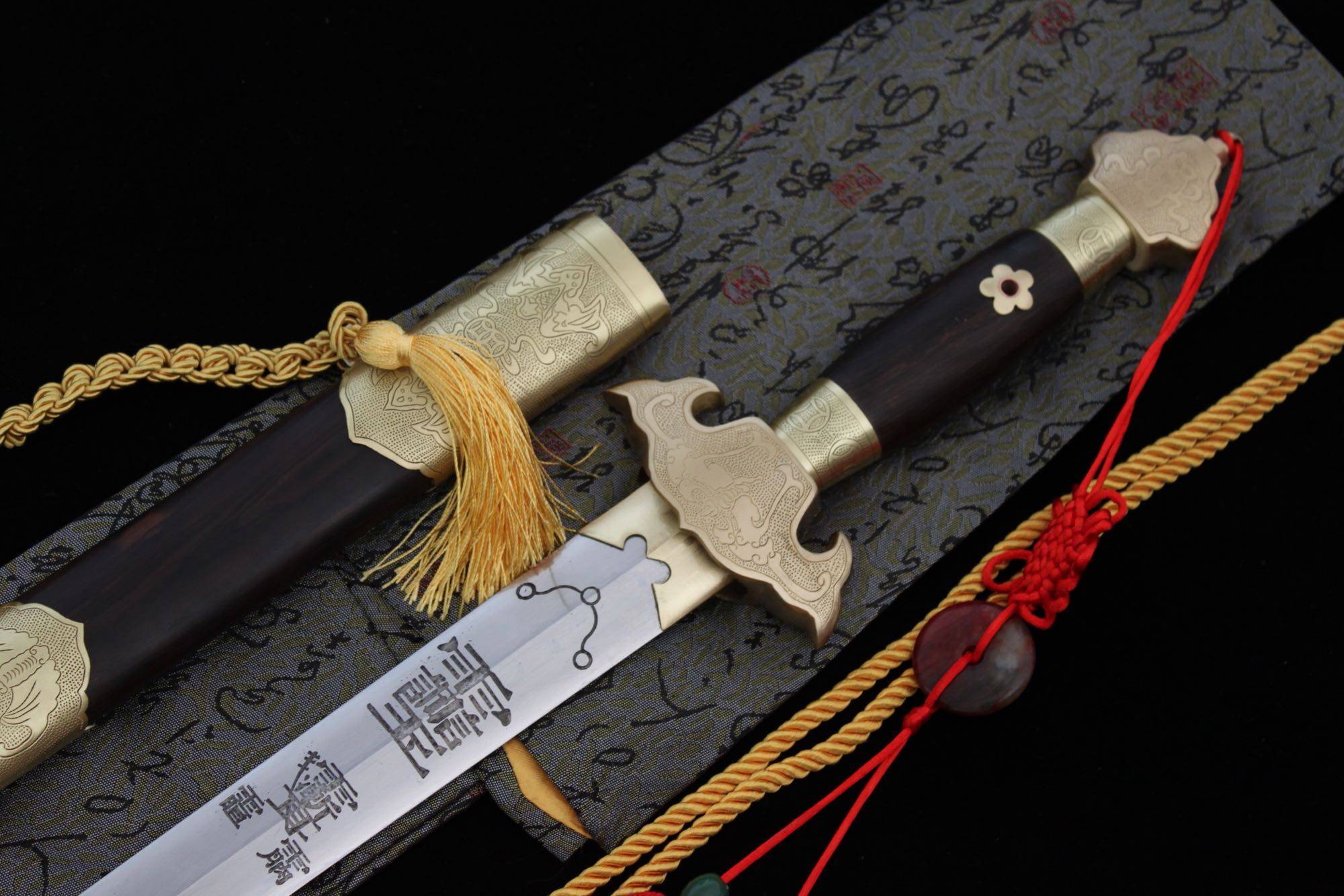 道教 道士用品 五雷剑 天师符宝剑 供品 法器 七星剑神霄法物包邮