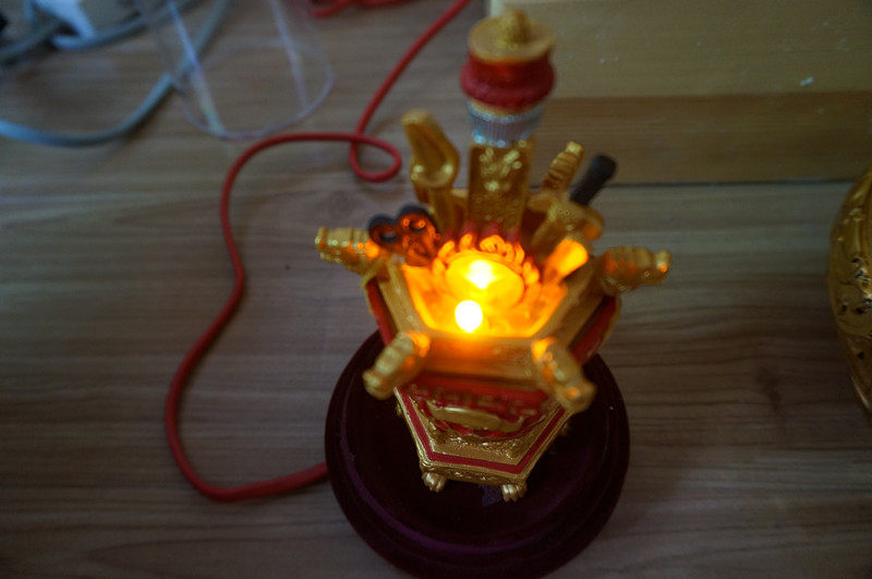新品包邮聚财斗长明光明七星灯道教道士道观用品拜斗风水摆件法器