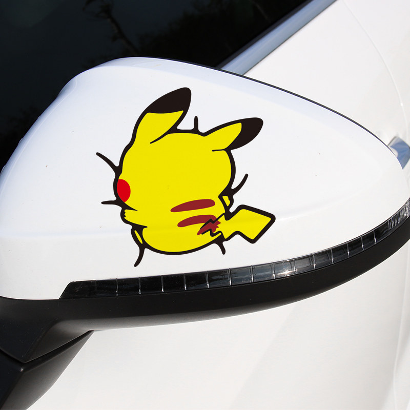 车贴贴纸遮挡划痕装饰卡通可爱个性创意保险杠汽车装饰贴