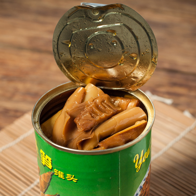 宁波奉化特产油焖笋即食烤笋罐头装下饭菜新鲜嫩雷竹春笋3罐5罐装