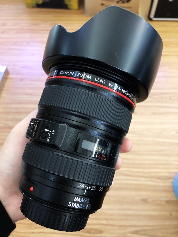 佳能单反红圈二手二代ef一代f424105ii单反镜头