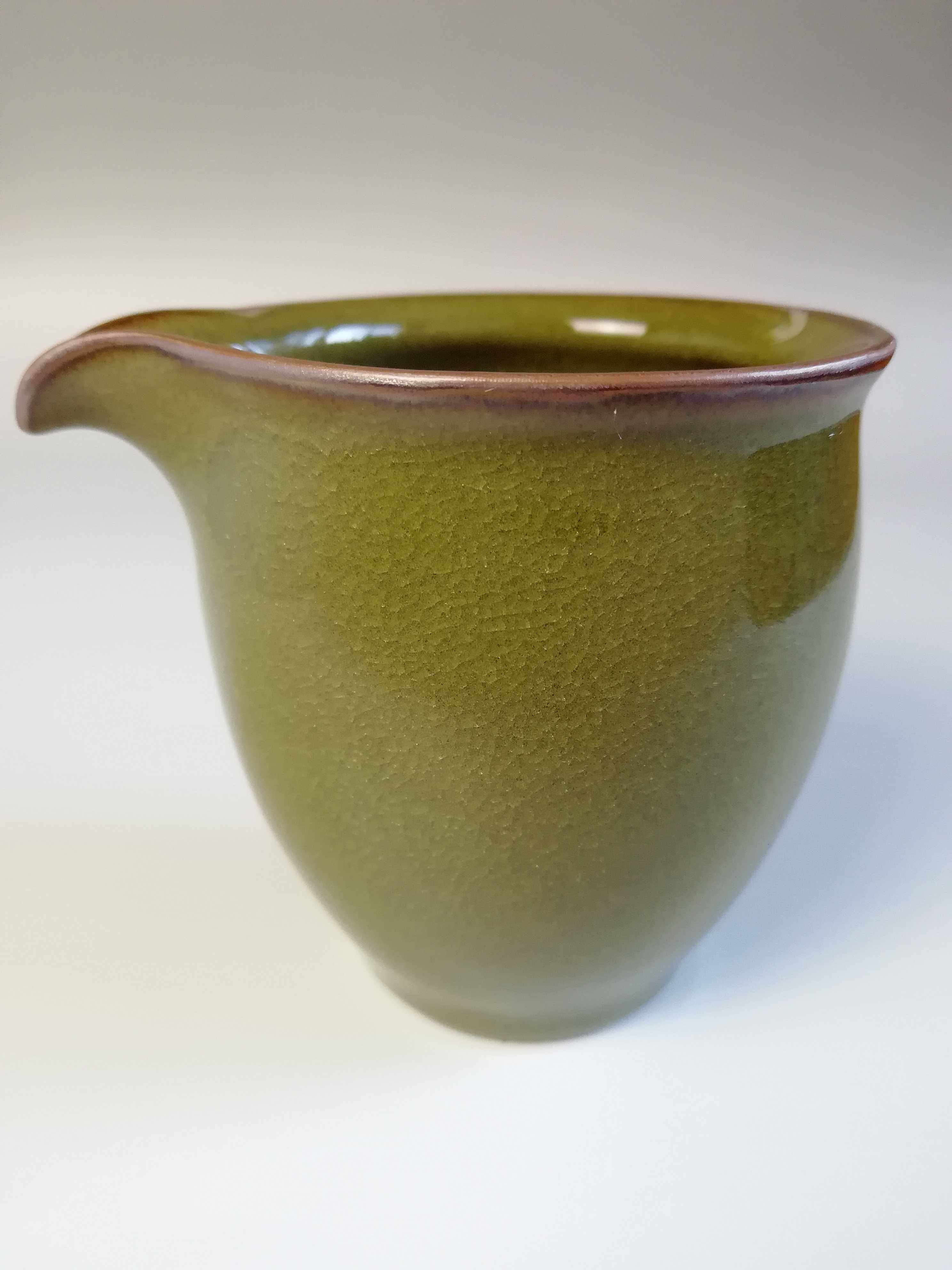 龙泉青瓷王文鱼子纹全手工公道陶瓷茶海高档杯子公道杯