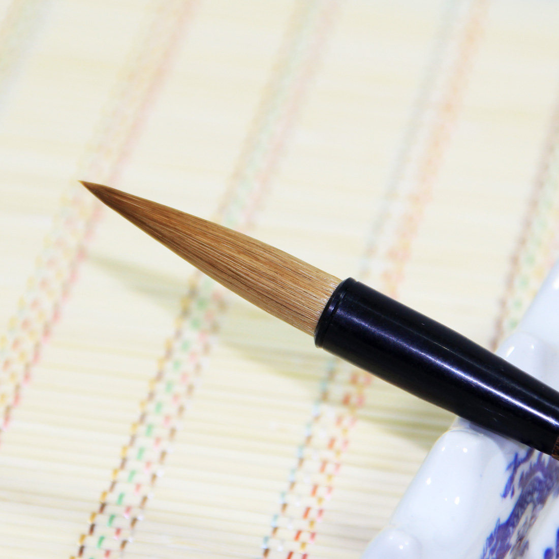 狼毫大字大楷周虎臣上海湖笔善琏书法家成人用笔毛笔