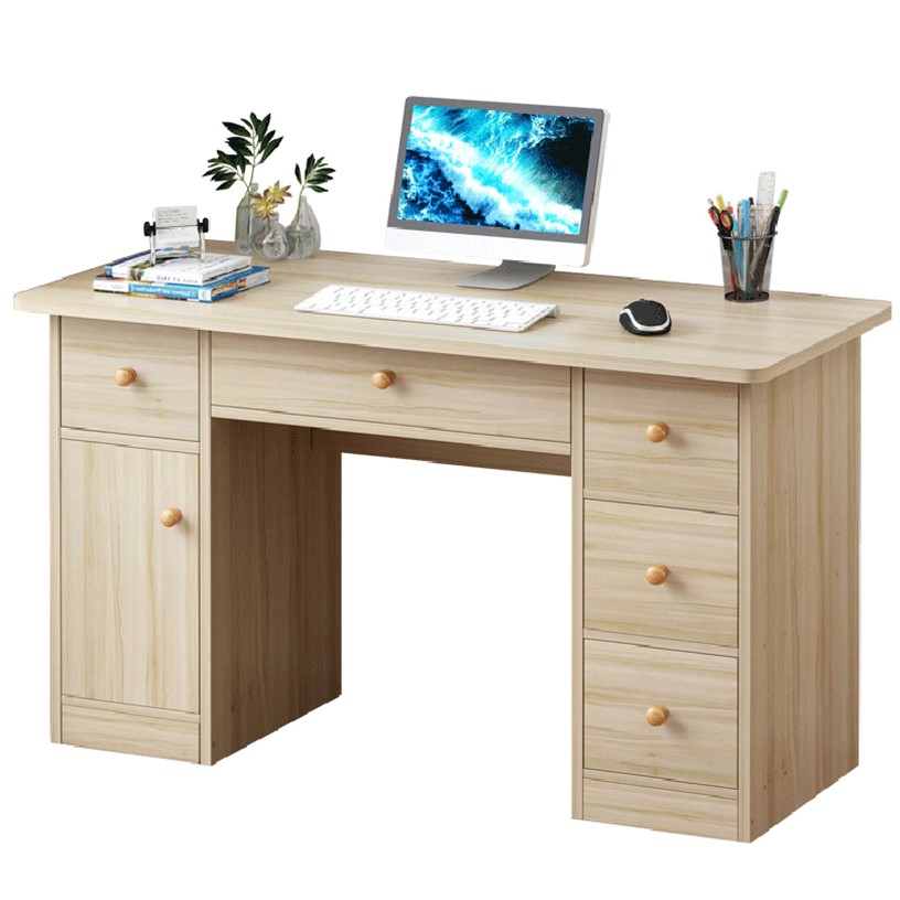 电脑台式可放打印机桌子专用小型办公桌单人简易电脑桌