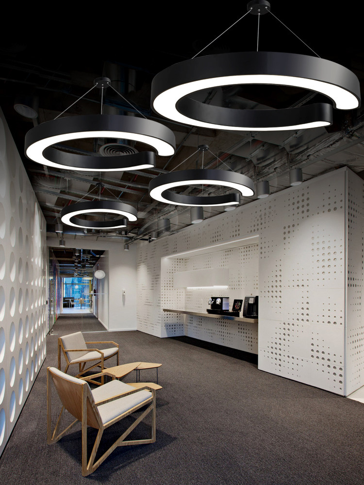 110v出口台湾美国日本韩国办公室吊灯现代健身房客厅吊灯