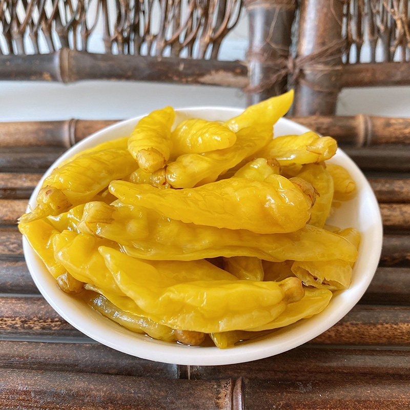 云南宏斌泡椒小米辣四川泡菜老坛凤爪调料特辣野山椒剁椒2斤x2袋