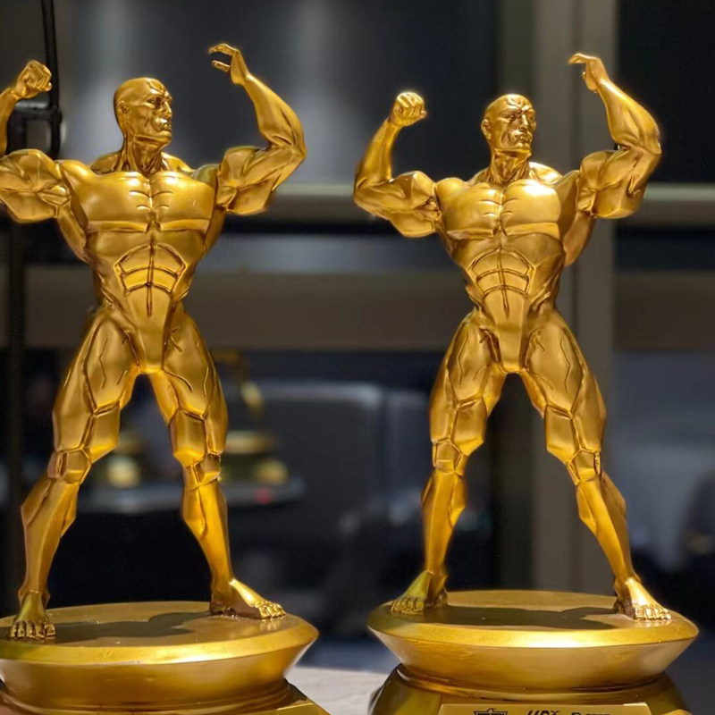 健美健身比赛刻字奖杯赛事颁奖纪念品礼物人物奖杯