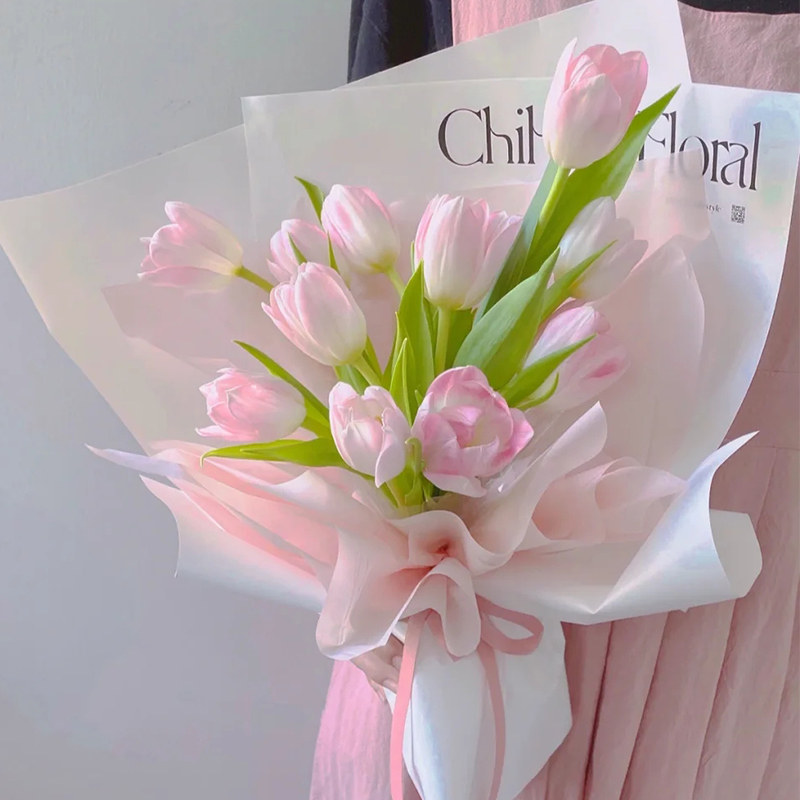 上海鲜花速递同城郁金香花束北京杭州南京长沙广州全国生日配送店