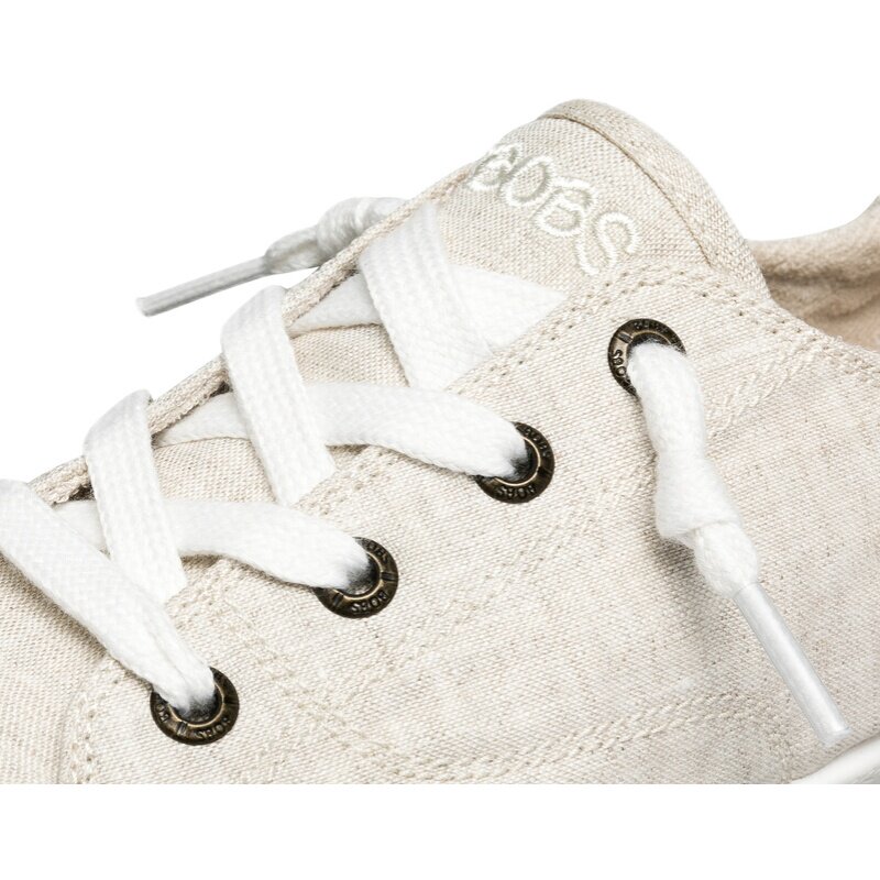skechers斯凯奇白色帆布布鞋2022年新款夏季薄款一脚布鞋