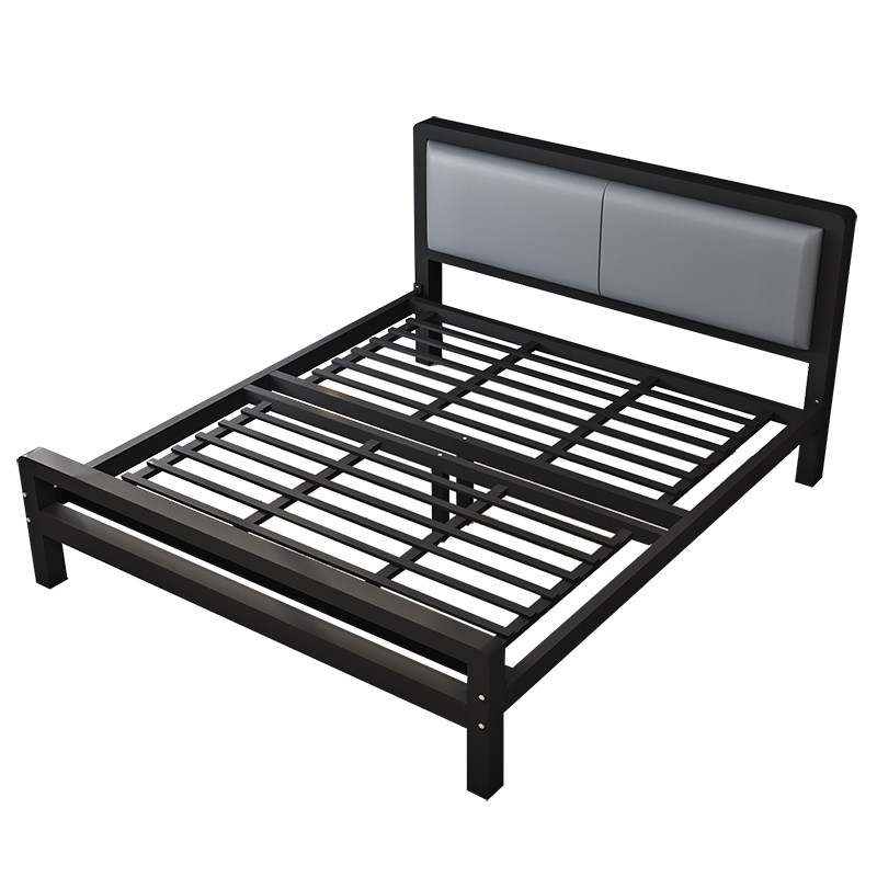 床现代简约铁床铁架床双人18米高腿床架单人网红铁艺床加厚加固