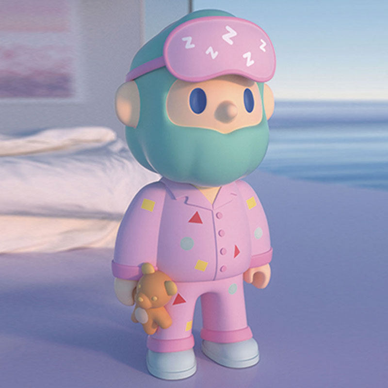 farmerbob色彩三代男友确认款盲盒睡衣雨衣消防员潮玩盲盒