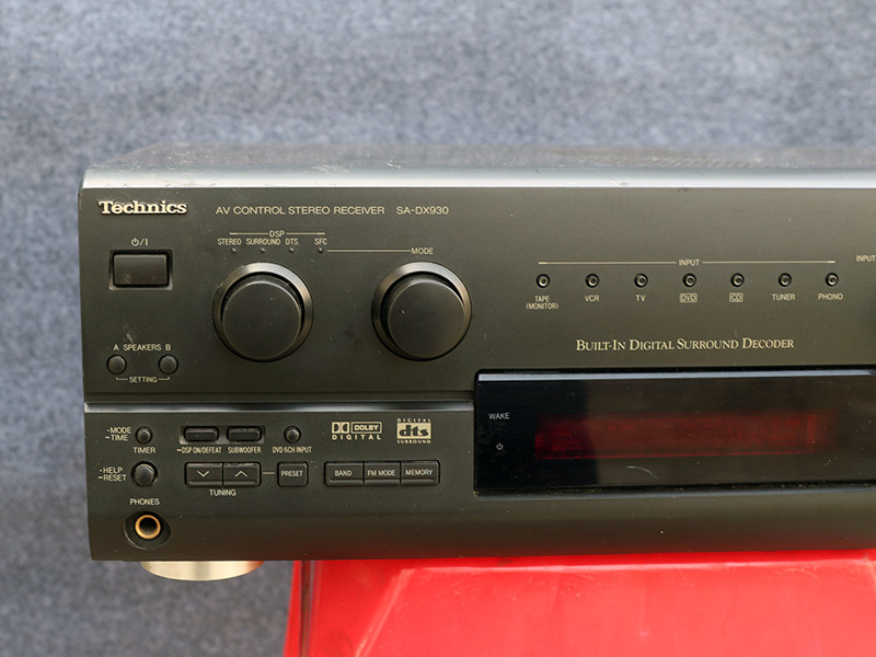 原装进口二手松下dx93051声道dts杜比解码光纤输入功放