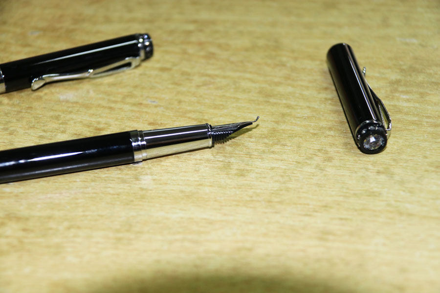 钢笔金豪弯头美工美术书法速写写手绘画金属钢笔