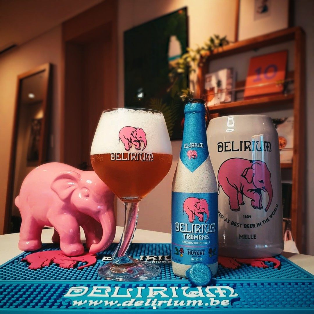 惠同学 啤酒 浅粉象 比利时进口啤酒 tremens delirium 330ml - 爱购