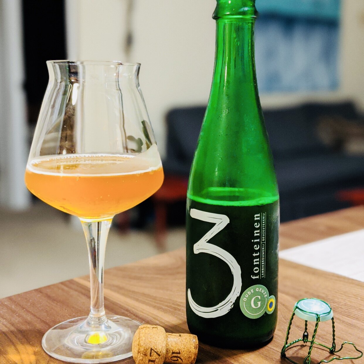 三泉精酿啤酒兰比克惠同学fonteinen3泉老贵兹375ml