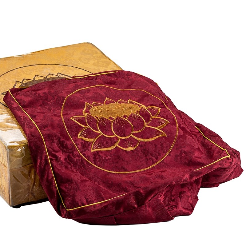 家用方形拜佛跪垫莲花寺庙佛前礼佛拜垫蒲团蒲团